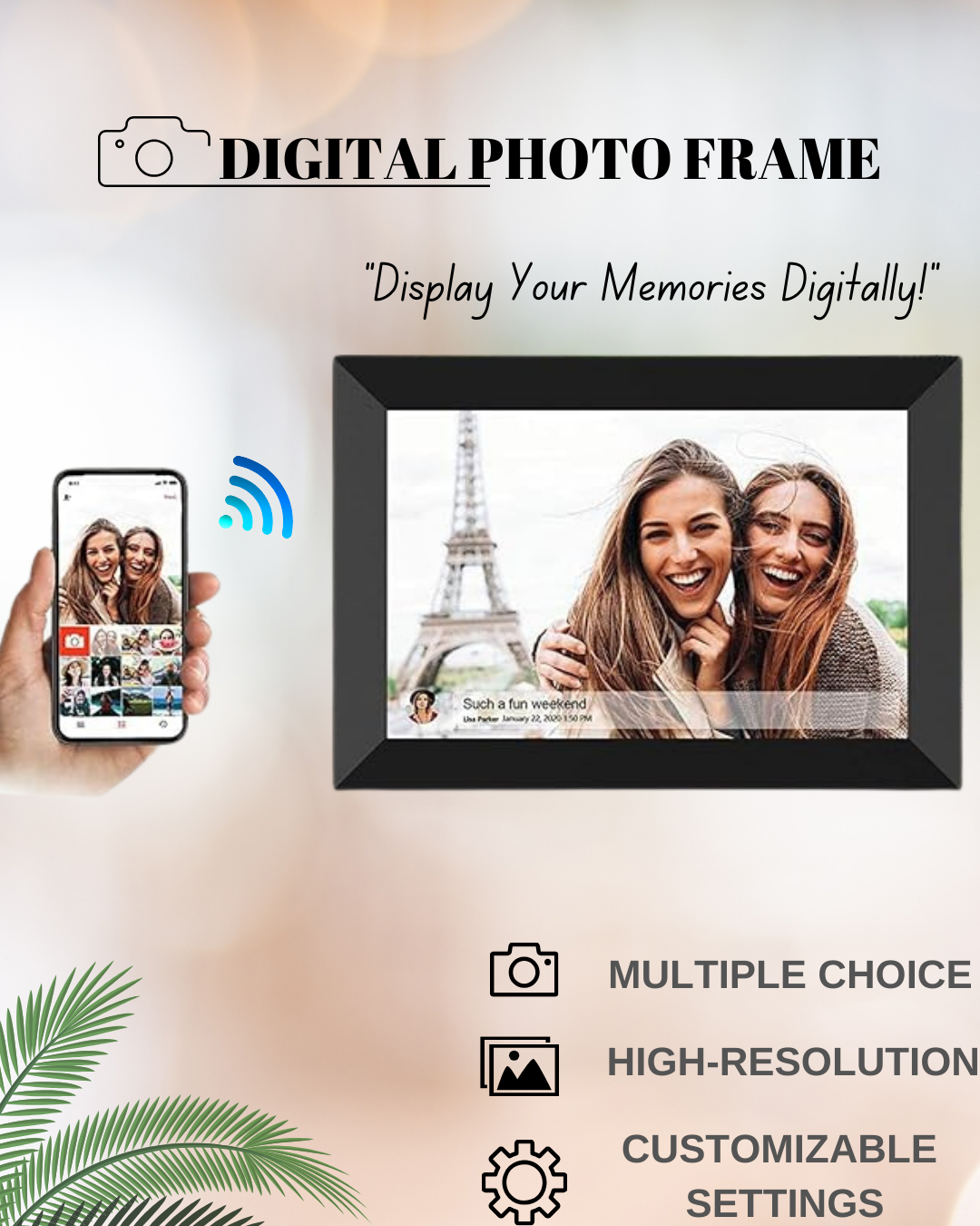 Digital Photo Frame -32gb